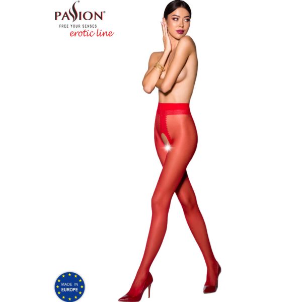 PASSION - TIOPEN 007 RED TIGHTS 1/2 20 DEN
